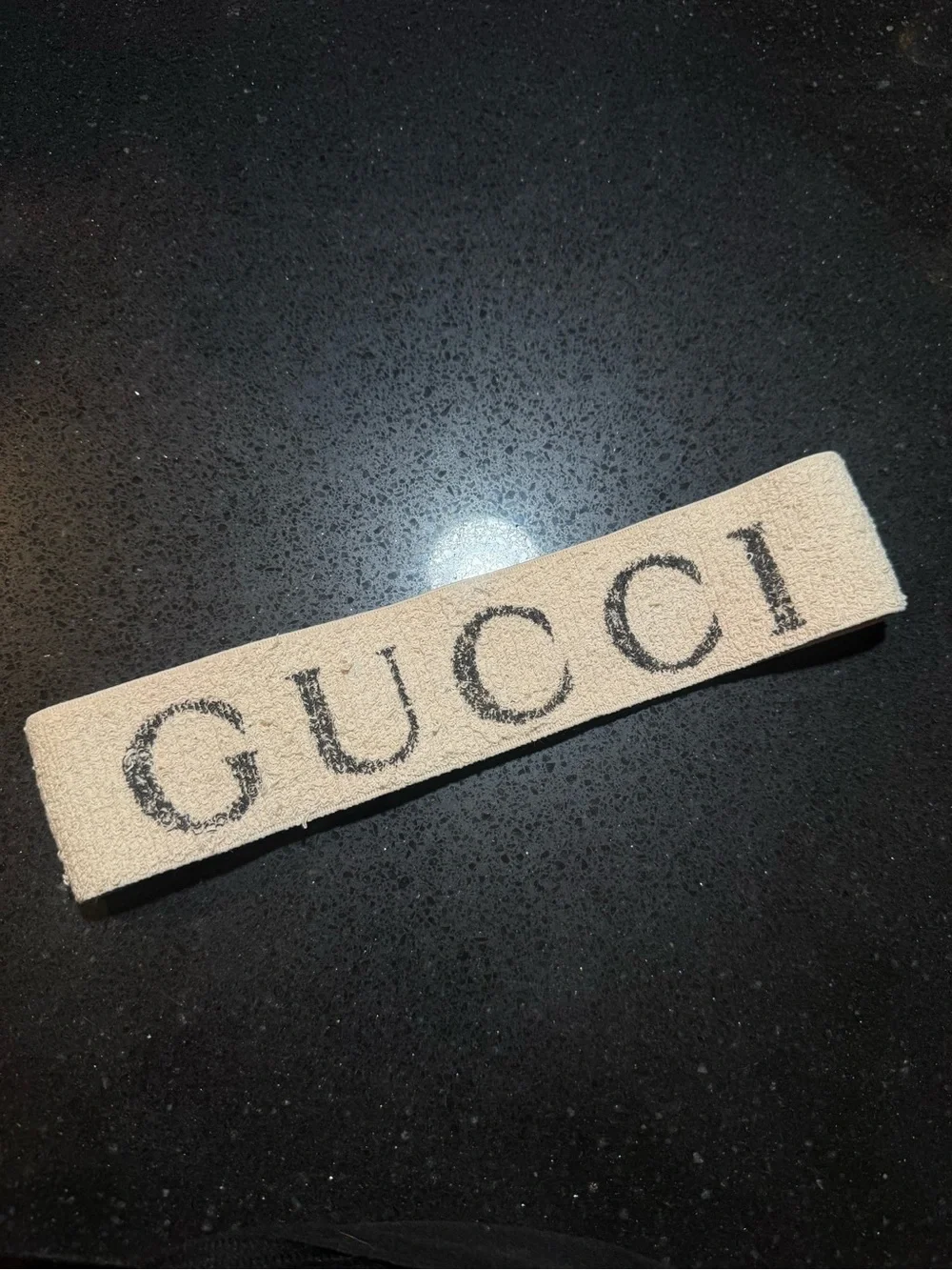 Gucci Beige Logo Knit Band